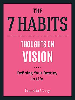 eBook (epub) Thoughts on Vision de Stephen R. Covey