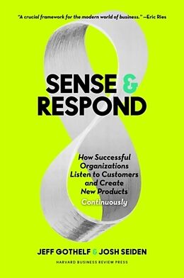 Livre Relié Sense and Respond de Jeff Gothelf, Josh Seiden