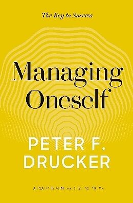 Livre Relié Managing Oneself de Peter F. Drucker