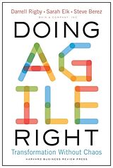 Livre Relié Doing Agile Right de Rigby Darrell, Sarah Elk, Steve Berez