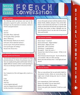 E-Book (epub) French Conversation (Speedy Study Guides) von Speedy Publishing