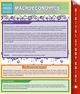 E-Book (epub) Macroeconomics (Speedy Study Guides) von Speedy Publishing Llc