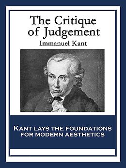 eBook (epub) The Critique of Judgement de Immanuel Kant