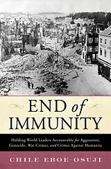 Livre Relié End of Immunity de Chile Eboe-Osuji