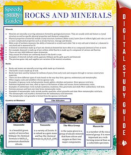 eBook (epub) Rocks and Minerals (Speedy Study Guide) de Speedy Publishing