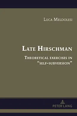 E-Book (pdf) Late Hirschman von Luca Meldolesi
