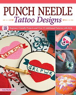 eBook (epub) Punch Needle Tattoo Designs de Amy Buchanan