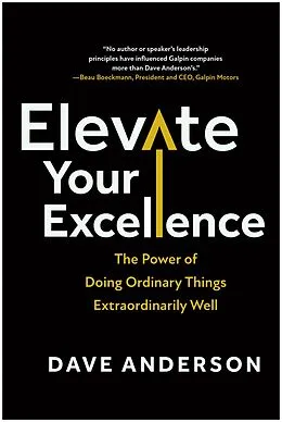 E-Book (epub) Elevate Your Excellence von Dave Anderson