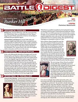 E-Book (epub) Battle Digest: Bunker Hill von Christopher J. Petty