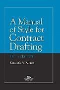 Livre Relié A Manual of Style for Contract Drafting, Fifth Edition de Kenneth A Adams