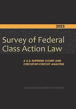 E-Book (epub) 2023 Survey of Federal Class Action Law von American Bar Association Section of Litigation Class Actions & D