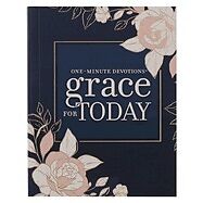 Broché Grace for Today Navy Blue Softcover One-Minute Devotion de 