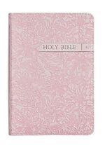 Fester Einband Blush Rose Faux Leather Floral King James Version Pocket Bible von