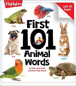 Reliure en carton indéchirable First 101 Animal Words de Highlights