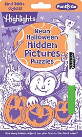 Couverture cartonnée Neon Halloween Hidden Pictures Puzzles de Highlights