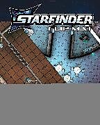 Couverture cartonnée Starfinder Flip-Mat: Space Station de Damien Mammoliti