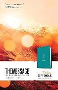 Couverture cartonnée The Message Deluxe Gift Bible (Leather-Look, Hosanna Teal): The Bible in Contemporary Language de Eugene H. Peterson