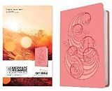 Couverture cartonnée The Message Deluxe Gift Bible (Leather-Look, Pink and Gold Waves): The Bible in Contemporary Language de Eugene H. Peterson