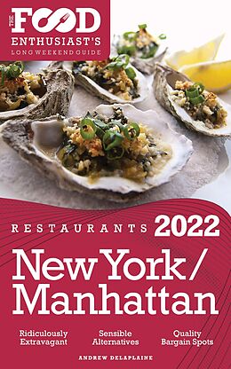 eBook (epub) 2022 New York / Manhattan Restaurants de Andrew Delaplaine