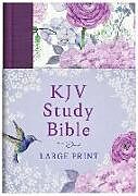 Livre Relié KJV Study Bible - Large Print [hummingbird Lilacs] de Compiled By Barbour Staff