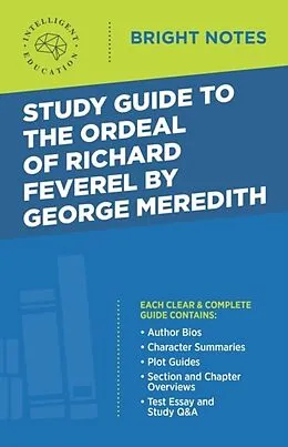E-Book (epub) Study Guide to The Ordeal of Richard Feverel by George Meredith von Unknown