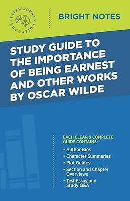 E-Book (epub) Study Guide to The Important of Being Earnest and Other Works by Oscar Wilde von 