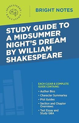 eBook (epub) Study Guide to A Midsummer Night's Dream by William Shakespeare de 