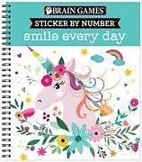 Couverture cartonnée Brain Games - Sticker by Number: Smile Every Day de Publications International Ltd, New Seasons, Brain Games