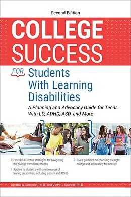 E-Book (epub) College Success for Students With Learning Disabilities von Cynthia Simpson