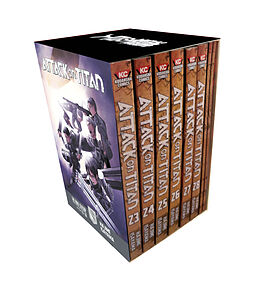 Couverture cartonnée Attack on Titan The Final Season Part 1 Manga Box Set de Hajime Isayama