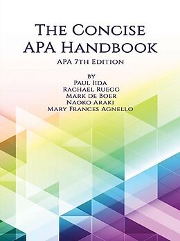 eBook (pdf) Concise APA Handbook de Paul Iida