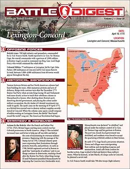 E-Book (epub) Battle Digest: Lexington-Concord von Christopher J. Petty