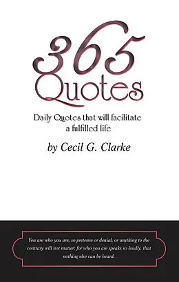 E-Book (epub) 365 Quotes by Cecil G. Clarke von Cecil G. Clarke