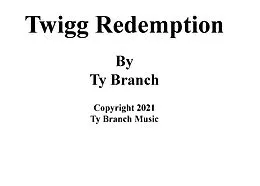 E-Book (epub) Twigg Redemption von 
