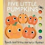 Reliure en carton indéchirable Touch and Trace Nursery Rhymes: Five Little Pumpkins de Editors of Silver Dolphin Books