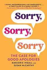 Couverture cartonnée Sorry, Sorry, Sorry de Marjorie Ingall