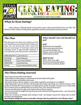 E-Book (epub) Clean Eating von Anne. V. Parsons