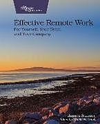 Couverture cartonnée Effective Remote Work de James Stanier