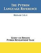 Couverture cartonnée The Python Language Reference de Guido Van Rossum, Python Development Team