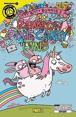 E-Book (pdf) Itty Bitty Bunnies in Rainbow Pixie Candy Land #2 von Dean Rankine