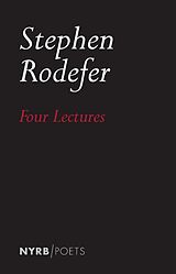 Couverture cartonnée Four Lectures de Stephen Rodefer, Geoffrey Young