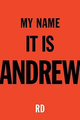 ePUB My Name It Is Andrew von RD