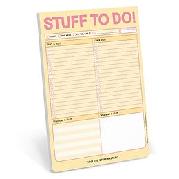 Broché Knock Knock Stuff To Do Big & Sticky Notepads de Knock Knock