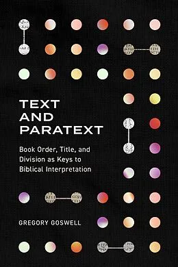 E-Book (epub) Text and Paratext von Gregory Goswell