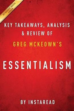eBook (epub) Summary of Essentialism de Instaread Summaries