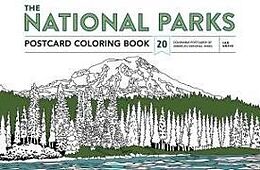 Kartonierter Einband The National Parks Postcard Coloring Book von Ian Shive