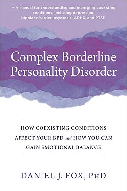 Couverture cartonnée Complex Borderline Personality Disorder de Daniel Fox