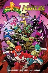 Kartonierter Einband Mighty Morphin Power Rangers/Teenage Mutant Ninja Turtles II von Ryan Parrott, Dan Mora