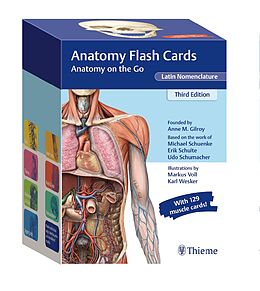 Textkarten / Symbolkarten Anatomy Flash Cards, Latin Nomenclature von Anne M Gilroy