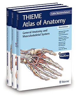 Livre Relié THIEME Atlas of Anatomy, Latin Nomenclature, Three Volume Set, Third Edition de Michael Schuenke, Erik Schulte, Udo Schumacher